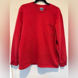 J. Crew Vibrant Red Knit Top L